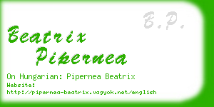 beatrix pipernea business card